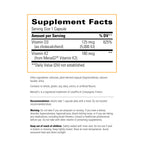 Integrative Therapeutics K2 + D3 - Supplement for Heart Health & Bone Strength* - Daily Vitamins for Calcium Absorption - Supports Vitality - Dairy-Free & Gluten-Free - 60 Count (60 Servings)