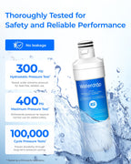 Waterdrop LT1000PC ADQ747935 Refrigerator Water Filter and Air Filter, Replacement for LG® LT1000P®, LMXS28626S, LFXS26973S, LFXS26596S, LFXS28596S, ADQ74793501, ADQ74793502 and LT120F®, 2 Combo