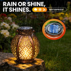 4-Pack Replacement Solar Light Parts, Waterproof Solar Light Replacement Top with LED Bulbs for Solar Lanterns (Top Size 3.23inches, Bottom Size 2.83 inches)