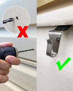 NACETURE Vinyl Siding Hooks Hanger Siding Clip for Hanging, 20 Pack