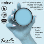Mehron Makeup Paradise AQ - LIGHT BLUE, Water-Activated Face & Body Paint
