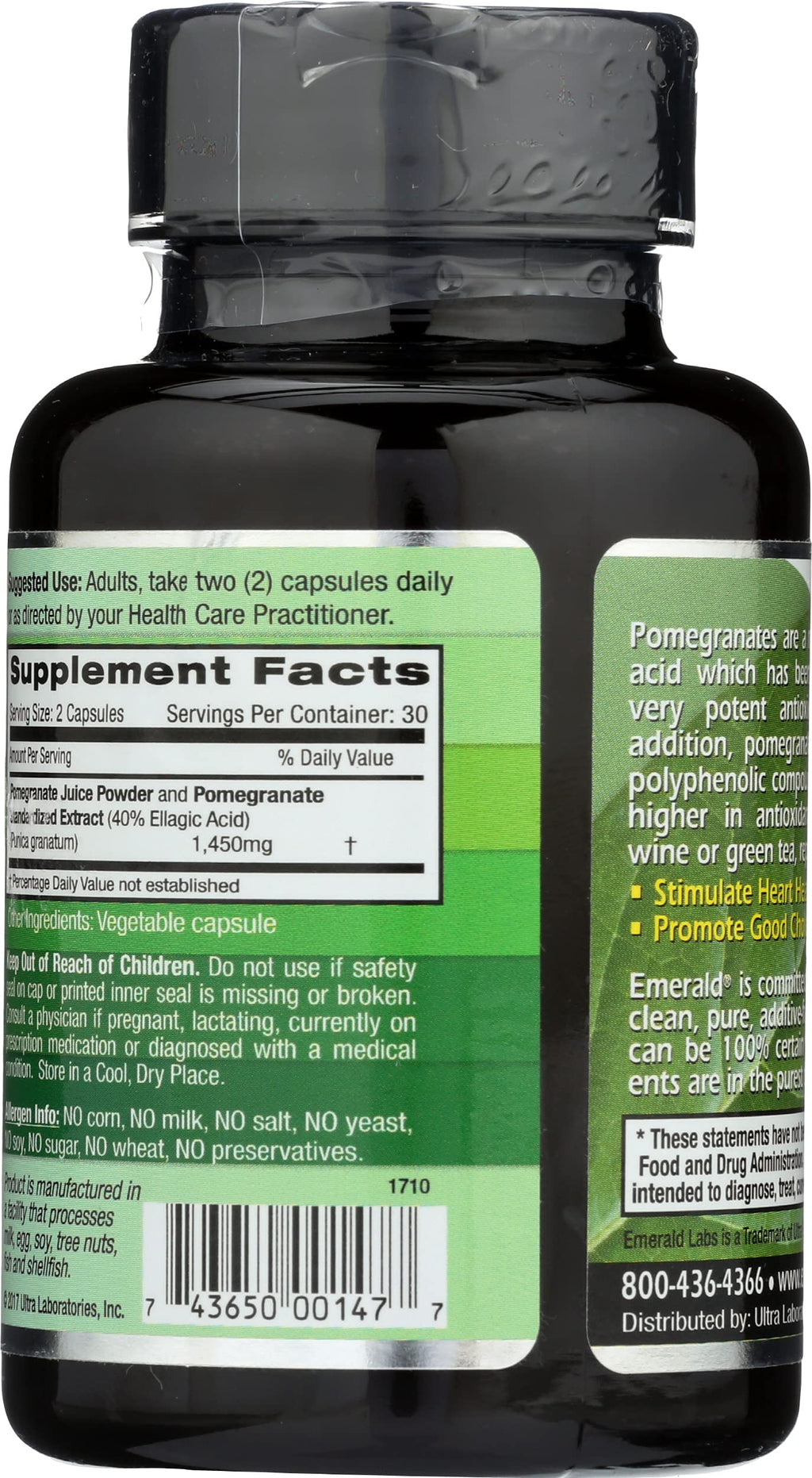 Emerald Laboratories Pomegranate, 60 CT