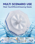 80 Count Toilet Wand Refills for Clorox, 5X Cleaning Power Toilet Bowl Wand Refills & High-Density Disposable Toilet Brush Scrubber - No Falling Apart, Instant Foam for Bathroom Cleaning