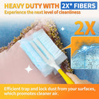 Senowi 30 Count Electrostatic Duster Refills Compatible with Swiffer Duster, Multi-Surface Dusting Refills, Microfibre Dusters for Cleaning, Unscented