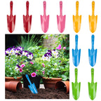 10 Pack Mini Colorful Metal Hand Shovel, Kids Teens Adults Trowel Set Garden Tools for Flower Soil Planting Digging Transplanting (11 x 3 Inch)