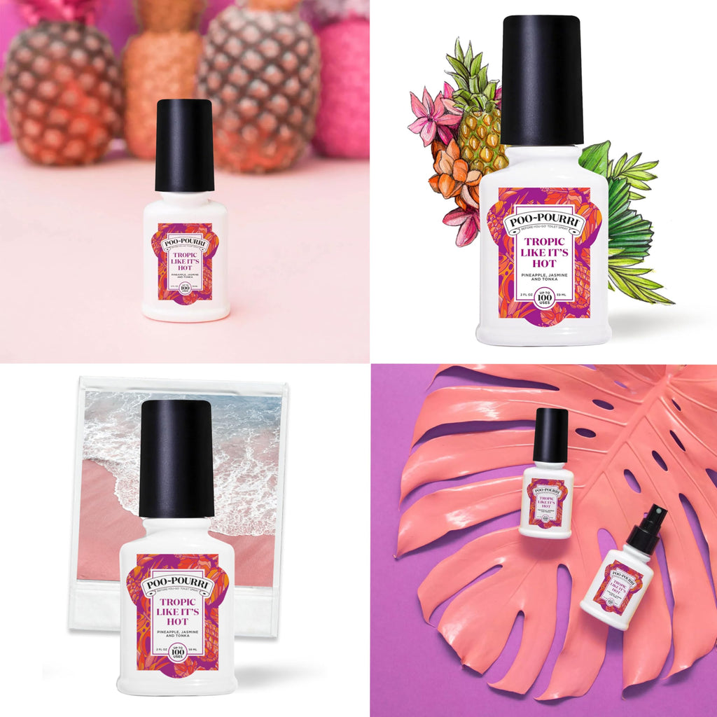 Poo-Pourri Tropic Like Its Hot, Berry & Bright, and Balsam Bum 2 Ounce Set