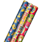 Hallmark Pokémon Wrapping Paper Rolls - Pikachu, Charmander, Bulbasaur Gift Wrap Paper (Set of 3 Rolls: 60 sq. ft. ttl.) for Birthday, Kids Parties, Gamers, Christmas Presents