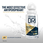 Certain Dri Rx Strength Clinical Antiperspirant Roll-On, 1.2 oz (3 Pack)