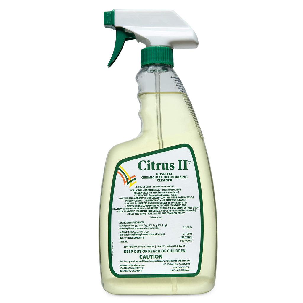 Citrus II Hospital Germicidal Deodorizing Cleaner, 22 Fluid Ounce