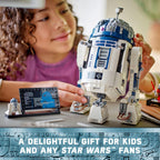 LEGO Star Wars R2-D2 Building Toy Set - Play or Display Star Wars Toy for Boys & Girls, Ages 10+ - Gift Ideas for Kids & Fans - Includes 25th Anniversary Darth Malak Minifigure - 75379