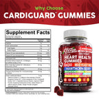 Clean Nutraceuticals Coq10 Gummies | Red Yeast Rice Hawthorn Berry Ginger Turmeric Citrus Bergamot Hibiscus Vitamin K2+D3 Magnesium Glycinate Cayenne Pepper Fenugreek Orange Flavor CardiGuard