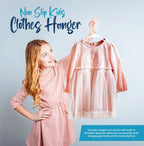 Utopia Home Kids Hangers 60 Pack – 11.5 Inch Baby Closet Hangers White