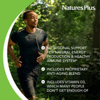 NaturesPlus Source of Life Green & Red Multivitamin - 90 Tablets - with Concentrated Whole Foods - Vegetarian, Gluten Free - 30 Servings