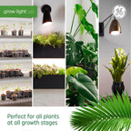 GE Grow LED Plant Light Bulb, Balanced Spectrum, A19, 2 Pack
