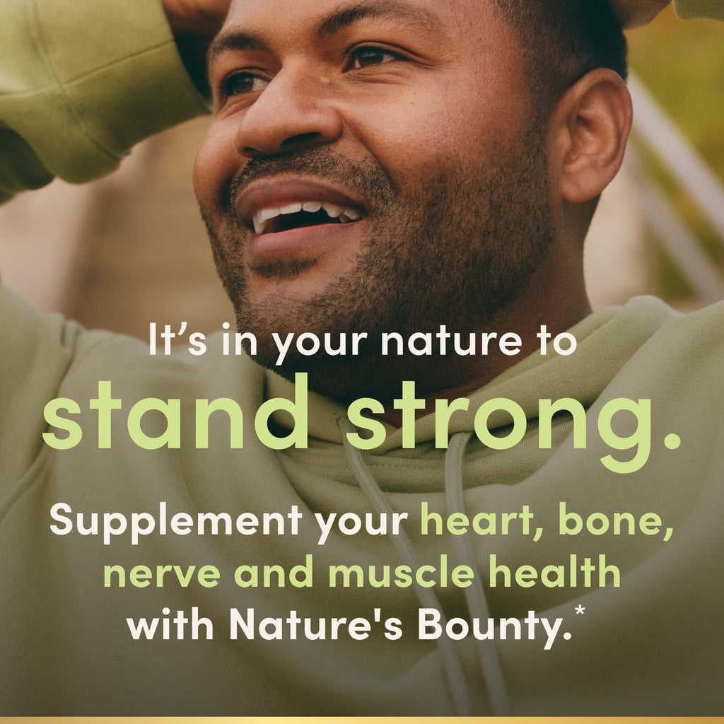 Nature's Bounty Magnesium Citrate Gummies for Adults, Supports General Health, Bone, Nerve, Muscle & Heart Health Support, 270mg per Serving, Vegan, Non-GMO - Raspberry 90 Count