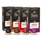 Peet's Coffee Espresso Capsules, Classic Variety Pack, 40 Count