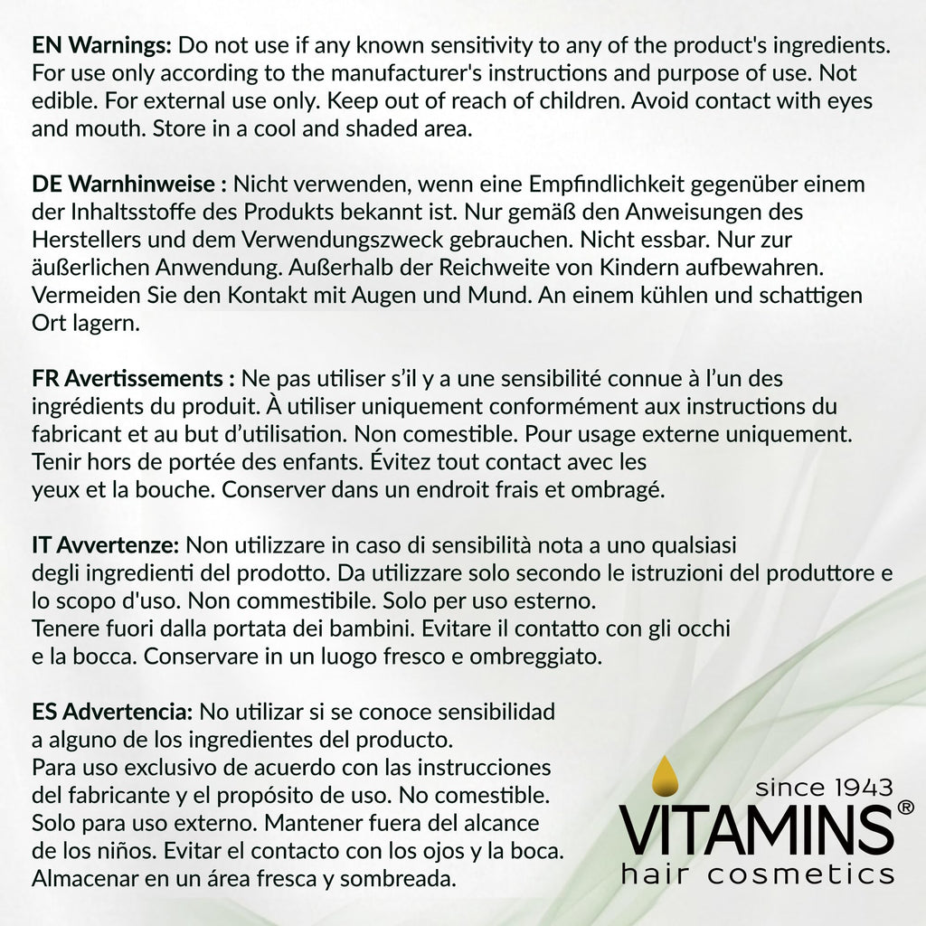 VITAMINS hair cosmetics Keratin Hair Serum Oil for Frizzy, Dry, Damaged Hair - Anti-Frizz Shine Gloss Treatment, Heat Protectant with Biotin, Castor Oil and Collagen - 4.25 fl oz