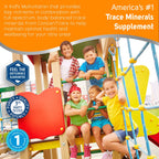 Trace Minerals Kid's Multi - Whole Body Health Supplement for Children - Easy-to-Drink Liquid Supplement with Essential Nutrients - Immune & Bone Health Support - Citrus Punch, 8 fl oz (48 Servings)