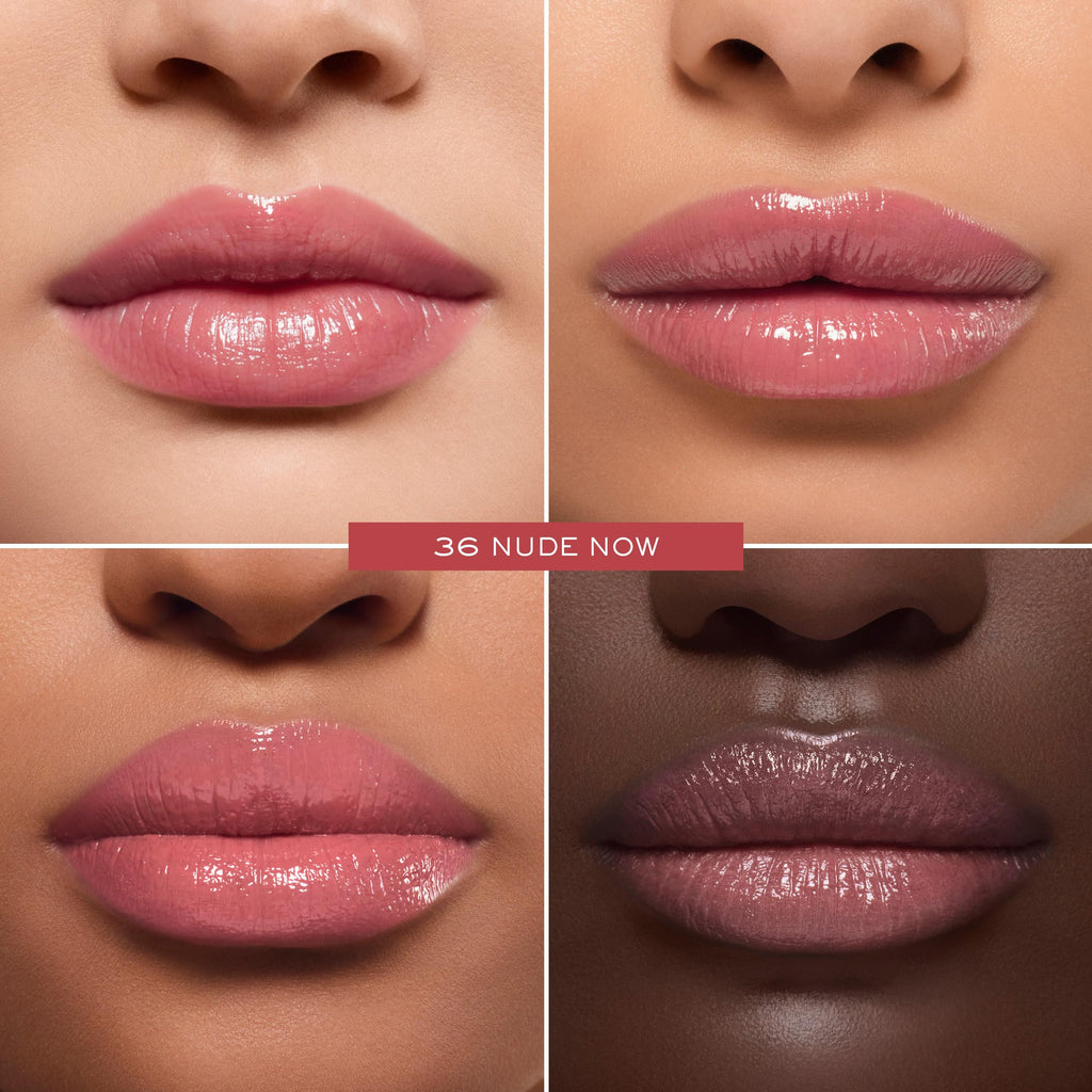 Lancôme Lip Idôle Squalane-12 Butterglow™ Hydrating Lip Balm – Instant Shine, 24H Hydration, and Buildable Color for Smooth & Moisturized Lips - 36 NUDE NOW