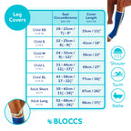 BLOCCS 100% Waterproof Cast Covers for Shower Leg- Swim Cover, Cast Bag for Bath. Durable Cast Sleeve for Swimming - #ASL74 - Adult Short Leg