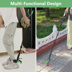 51" Extra Long Grabber Reacher Tool, Foldable Reacher Grabber Pickup Tool with Magnetic Tip & 360° Rotating Anti-Slip Claw, Extension Grabber for Seniors, Indoor and Outdoor Trash Picker