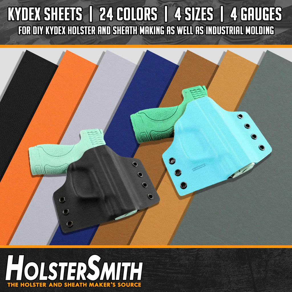 KYDEX Thermoform Sheet - (P1 Texture) - (.080 Thickness) - (12in x 24in) - (Coyote Brown) - (3 Sheets) - DIY Holster Making, Airsoft Armor, Cosplay Uniforms