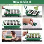 Sondiko Seed Starter Tray with Soft Silicone Cells, 80-Cell Reusable Seed Starter Kit, Seedling Starter Trays with Humidity Dome, Mini Germination Kit for Starting Vegetable, Flower & Herb Seeds