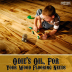 Odie's Oil - Universal Finish for Wood, Leather, Plastic, Vinyl, Metal & More - 4 Oz Jar - Waterproof, Food Safe, Solvent Free Non-Toxic Finish
