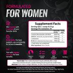 Bold Buns Creatine for Women – Booty Builder Supplement with Collagen & BCAA – Supports Muscle Development, Post-Workout Recovery, Skin Elasticity, Healthy Hair & Nail | Unflavored – 30 Servings