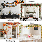 JEBUTU Over The Table Rod Stand with Clamps Adjustable 47"-98" Length 30"-43" Height Gold Table Arch Stand Hanging for Decoration Flowers Display Wedding Birthday Party Halloween Christmas