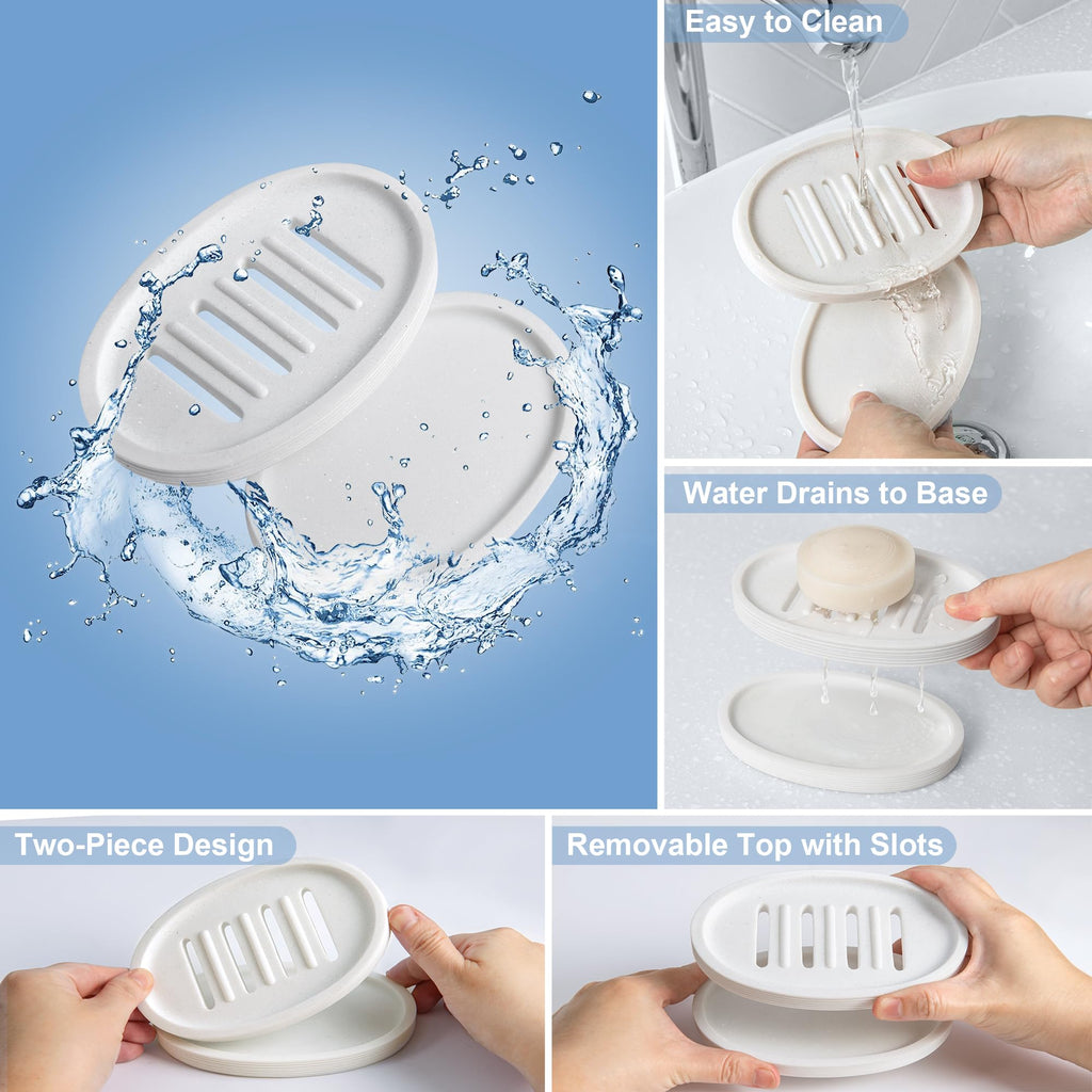 Allure Home Creation Huron Resin Sandstone 4-Pc Bathroom Accessory Set