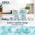 Kirk's Original Coco Castile Soap Fragrance Free 4 oz (Multi-Pack)