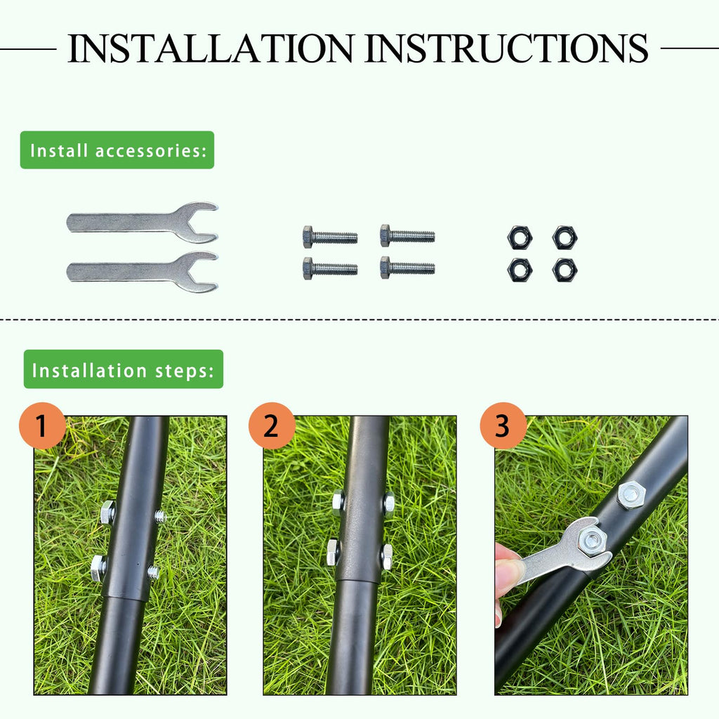 Saxhexx Bulb Planter Tool Long Handle Bulb Planting Tool with Serrated Base Proplugger Garden Hole Digger for Plants Flower Seedling Transplanter Bulb Planters for Iris, Daffodils,Tulip Planter