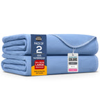 Utopia Bedding Washable Underpads 34" x 52" (Pack of 2), Waterproof Reusable Heavy Absorbency Incontinence Bed Pads for Adults, Kids, Elderly and Pets, Bedwetting Pads for Sofa and Couch (Blue)