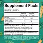 MaryRuth's Super Greens | Naturally-Occurring Quercetin | Spirulina | Broccoli Root | Kale Leaf | Sugar Free Gummies for Adults and Kids Ages 4+ | 2g Fiber | Vegan | 60 Count