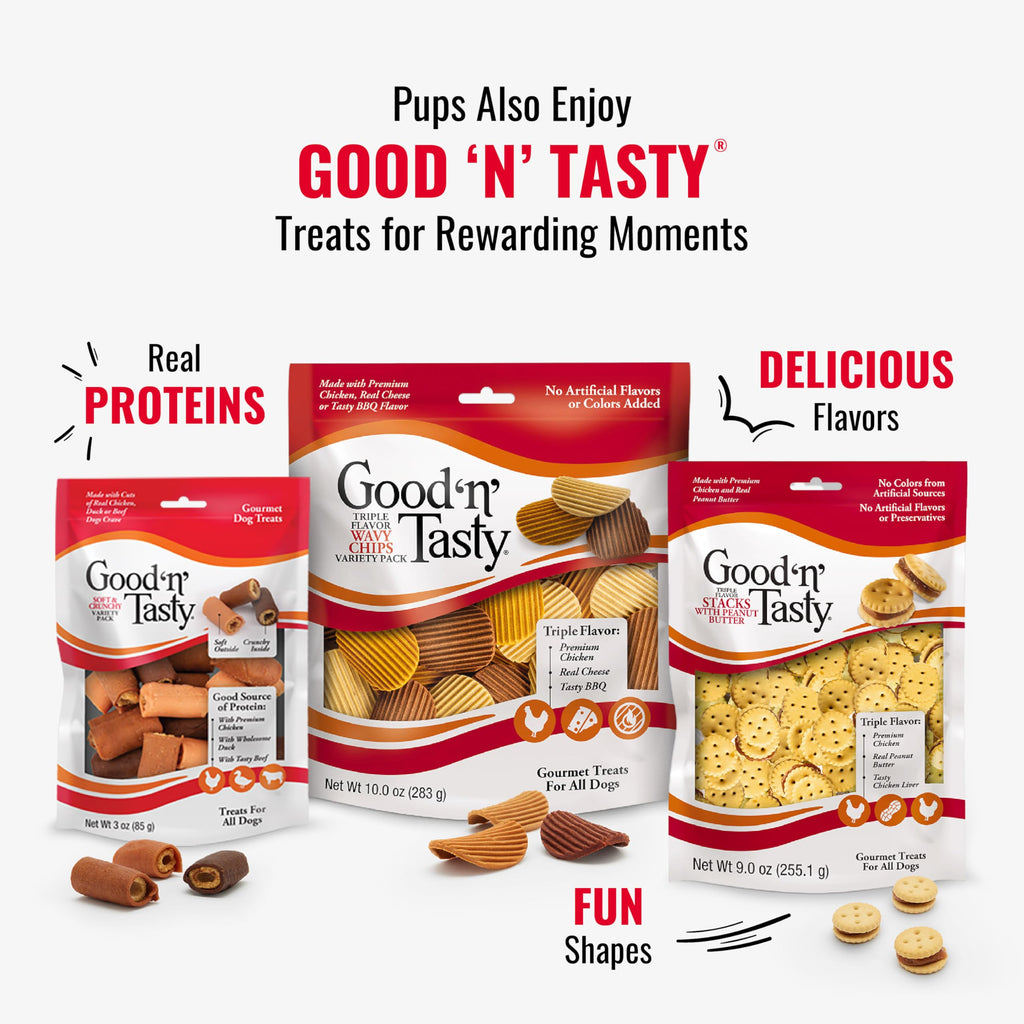 Good 'n' Fun Kabobs Long-Lasting Dog Treat Made With Real Protein, 24 oz