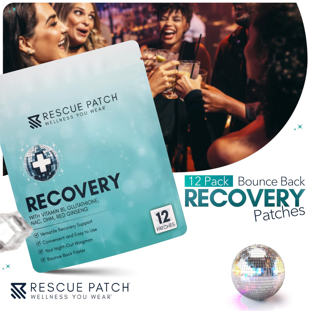 Rescue Patch Morning Vitality & Energy Patches, 12 Count