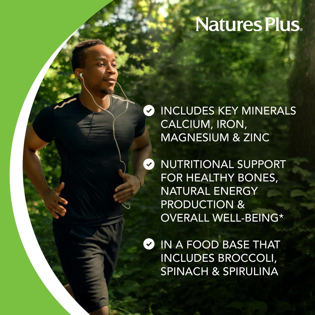 NaturesPlus Ultra-Mins - 180 Tablets, Pack of 2 - Multi Mineral Complex with Calcium, Iron, Magnesium & Zinc - Vegan, Gluten Free - 180 Total Servings