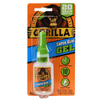Gorilla Super Glue Gel, Clear, 20 g, All Purpose, Fast Setting