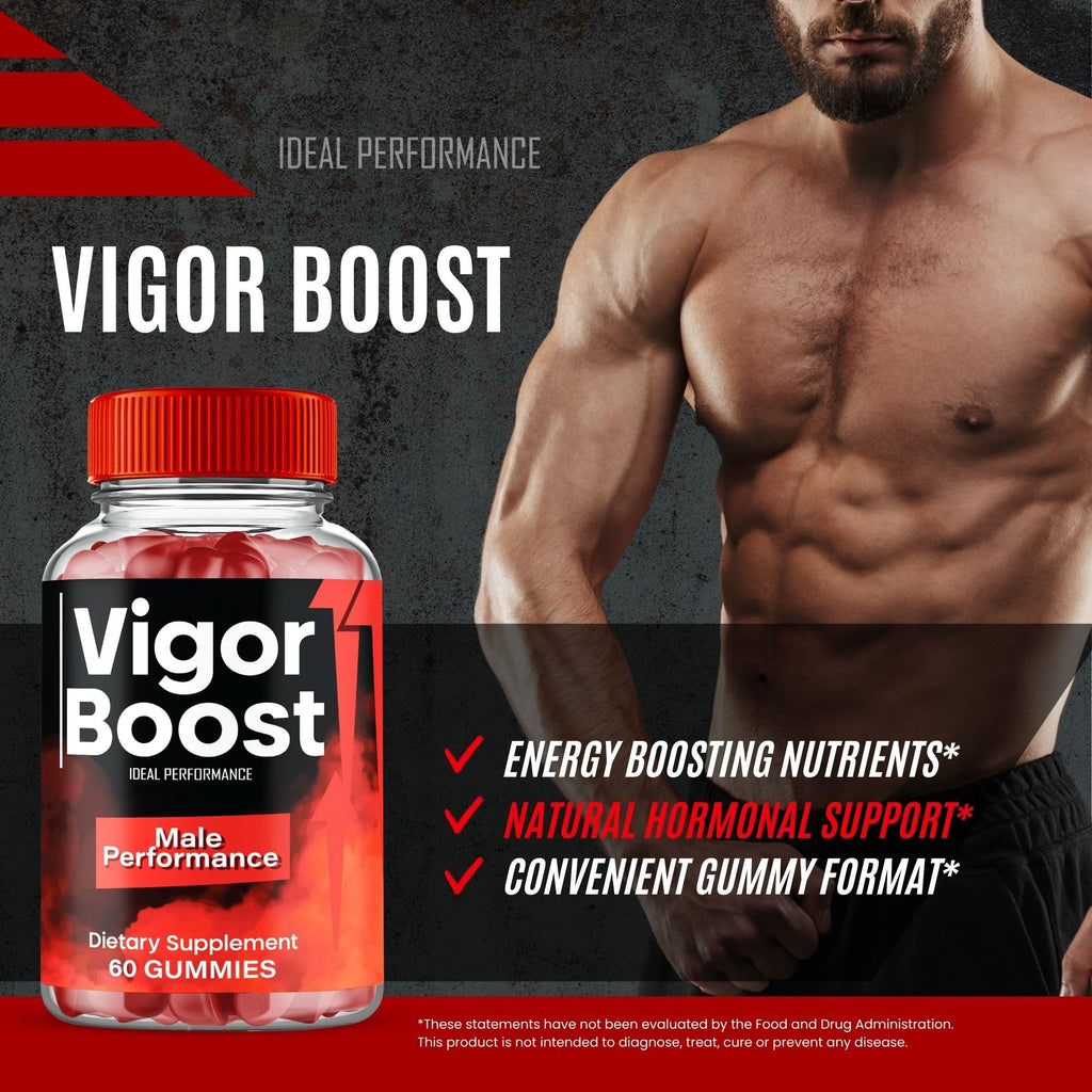 Vigor Boost Gummies, Official VigorBoost Supplement Gummy for Men - Maximum Strength Performance, All Natural Support for Overall Health & Wellness, Advanced Vigor Boost Health Reviews (2 Pack)