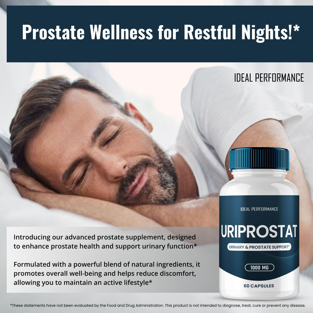 Uriprostat Prostate Health Supplements for Men Capsules, Official Uriprostat All Natural Support Pills - Maximum Strength for Daily Wellness, Uri Prostat Health Support Reviews (5 Pack)