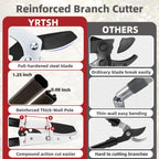 YRTSH Loppers Branch Cutter Heavy Duty Tree Trimmer with Compound Action