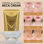 Ycz AH-8 Neck Firming Cream with Roller for Crepey Skin Body Care Comfort, Moisturizing, Anti-Aging Neck Cream with Peptide, Collagen, Smooths Wrinkles & Fine Lines Skin Care Skin Repair