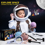 GobiDex Gemstones Dig Kit, Solar System Science Kit for Kids, Excavate 15 Real Gems, STEM Educational Space Toys Planet Collection Kit, Archaeology Geology Science Projects Gift for Boys&Girls Age 6+