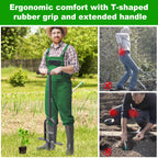 Lifeswell Long Handled Bulb Planter Tool with Rubber Grip