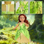 WONDOLL 18 inch Doll Clothes Accessories - 6Pcs Different Fairytale Costume Dress