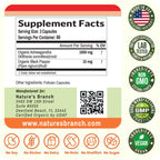 UDAF Certified Organic Ashwagandha with Black Pepper, 1965mg - Extra Strength for Stress, Sleep, Mood, Thyroid, Energy, Hair, Vegan Pure Root Extract Powder Supplement for Men and Women | 180 Capsules