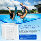 SPX1082CA Skimmer Basket Replacement for Hay-ward Swimming Pool Skimmer, Filter Basket Assembly with Handle Compatible with Aladdin B-152 Hay-ward SPX1082CA SP1082C Select Automatic Skimmers, 2 Pack