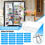 UPGRADED 240356402 Refrigerator Door Bin Compatible with Frigidaire Door Shelf Replacement Frigidaire Gallery Door Shelf Refrigerator Shelves FGHS2631PF4A FFSS2615TS0 LFSS2612TF0 LFSS2612TE0 Door Bin