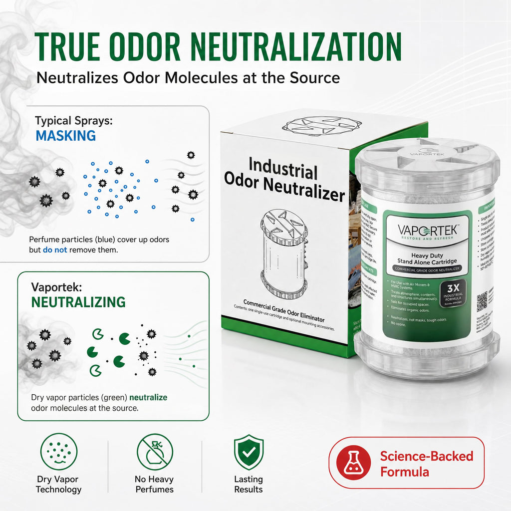 Vaportek Heavy Duty Odor Eliminator HDSA 2.0, 3X Industrial, 1pk